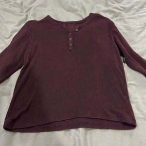 maroon brandy longsleeve